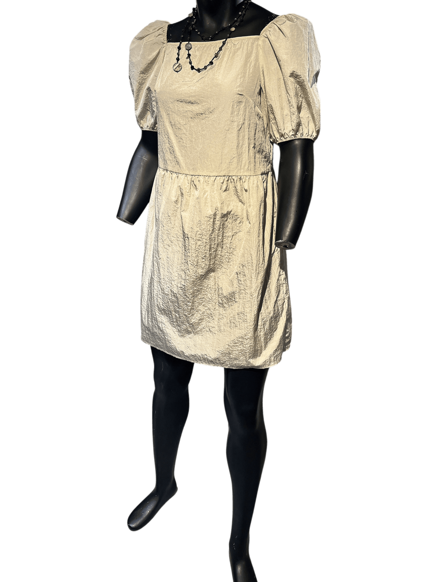 Modern klänning med Puffärmar 5