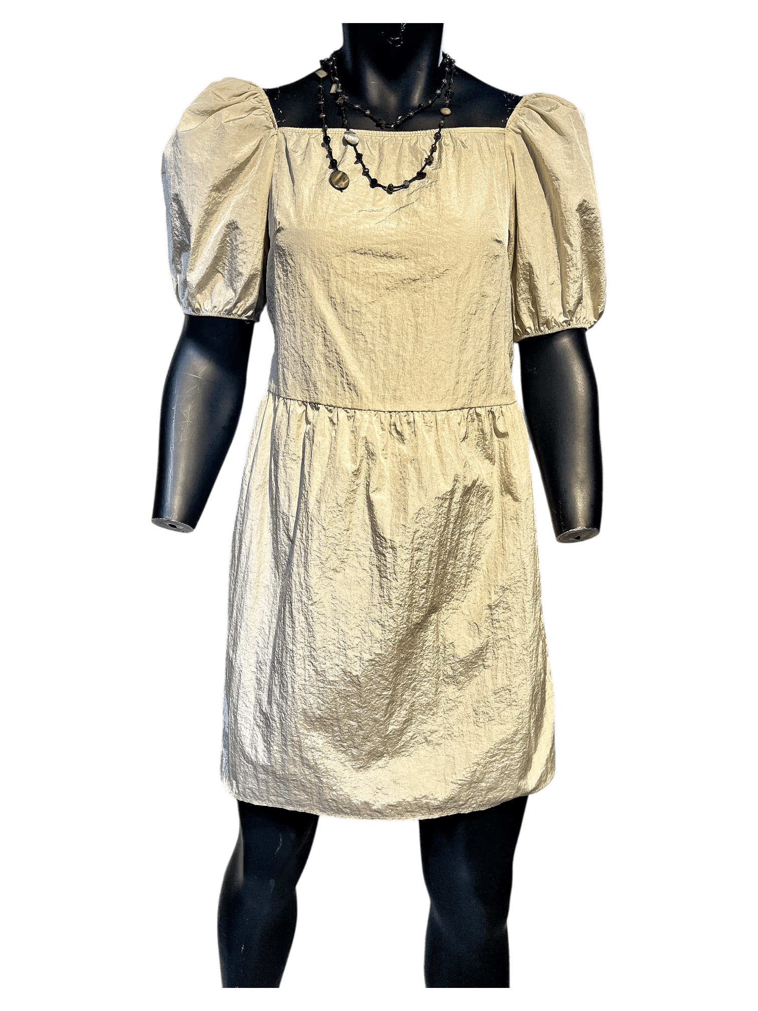 Modern klänning med Puffärmar 4