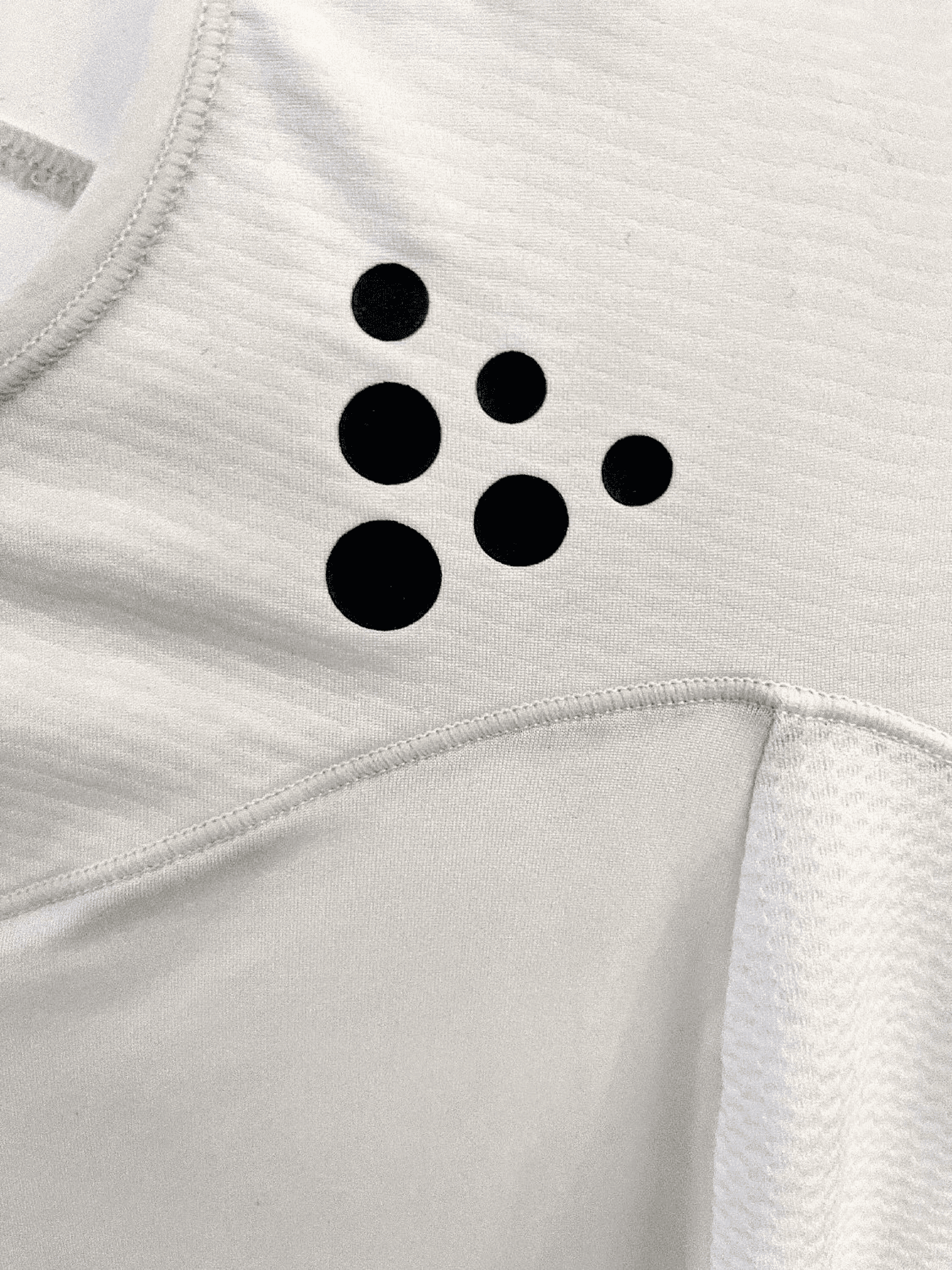 Craft sporttopp för kvinnor - Vit med svarta detaljer 4