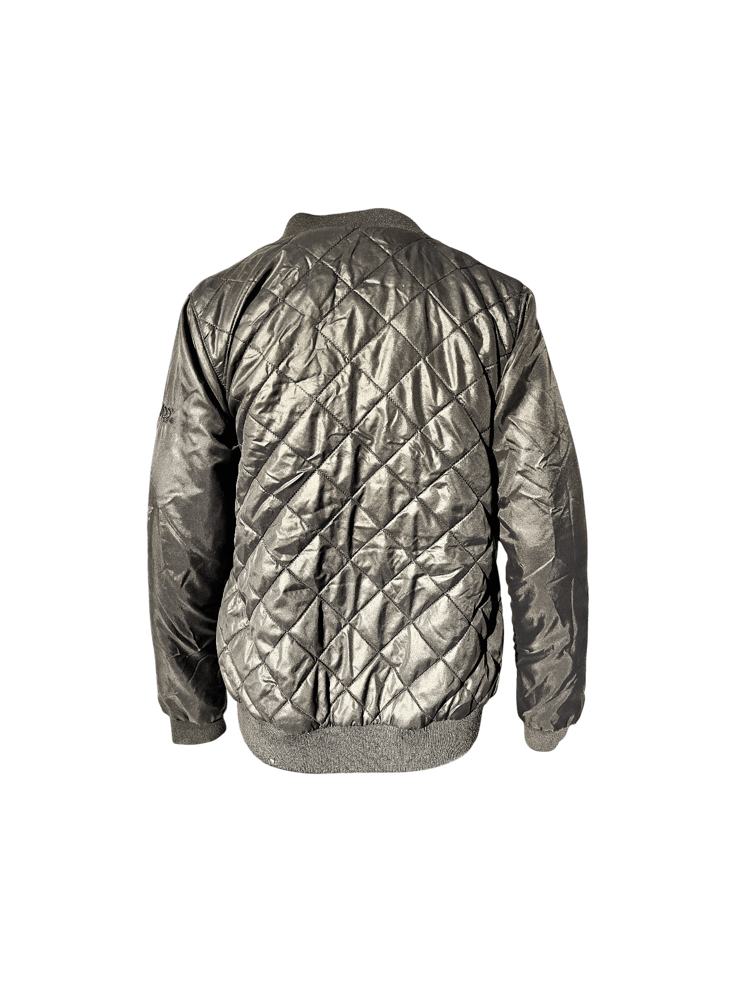 Modern Svart Quiltad WA Action Sports Bomberjacka 8