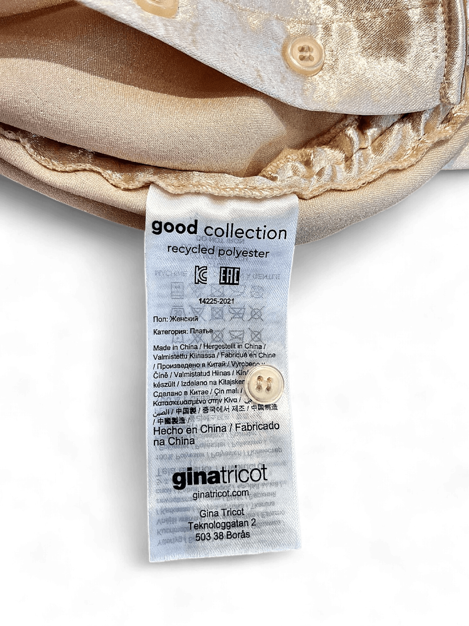 Modern Polyester Beige Shirt Dress 5