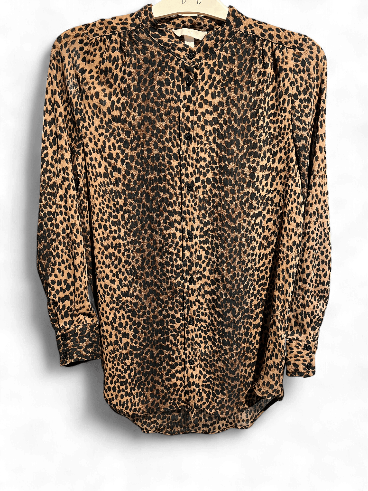 Trendig leopardmönstrad blus från H&M 1