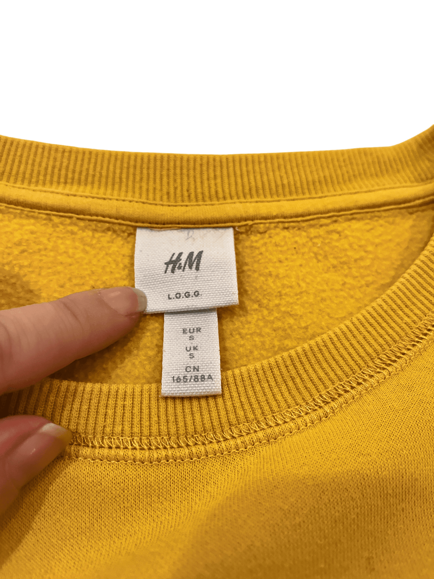 Modern Gul Bomullströja med New York-tryck 4