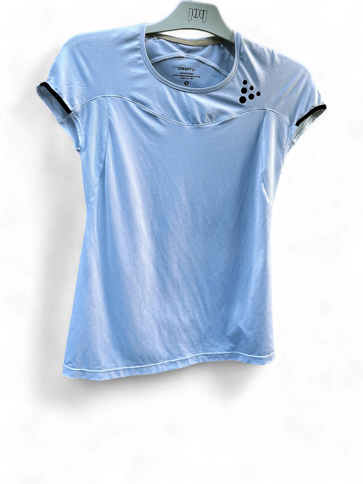 Craft sporttopp för kvinnor - Vit med svarta detaljer 1