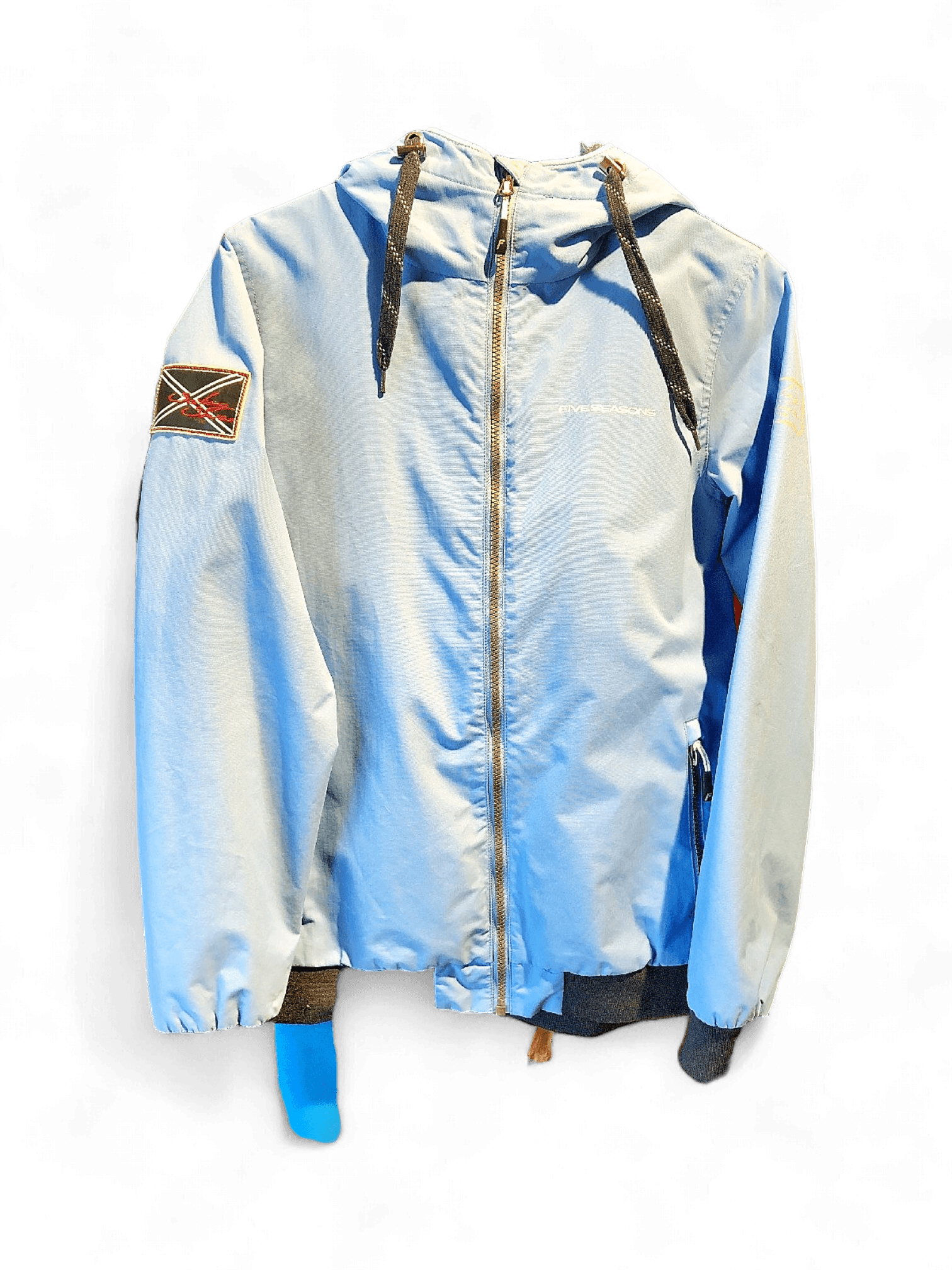 Ljusblå vindtät jacka Five Seasons 1